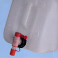 Βρυσάκι για Πλαστικά Δοχεία Με πλαστικό πάσο για διάφορα είδη υγρών - χημικών και μη