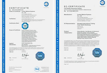 Οξύμετρο με Διεθνείς Πιστοποιήσεις: certified by FDA of United States and CE &TUV of Europe